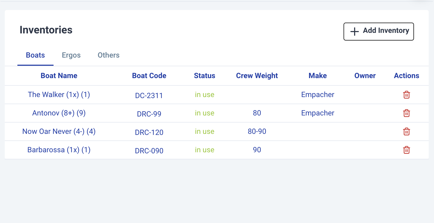 rowerhub create event feature